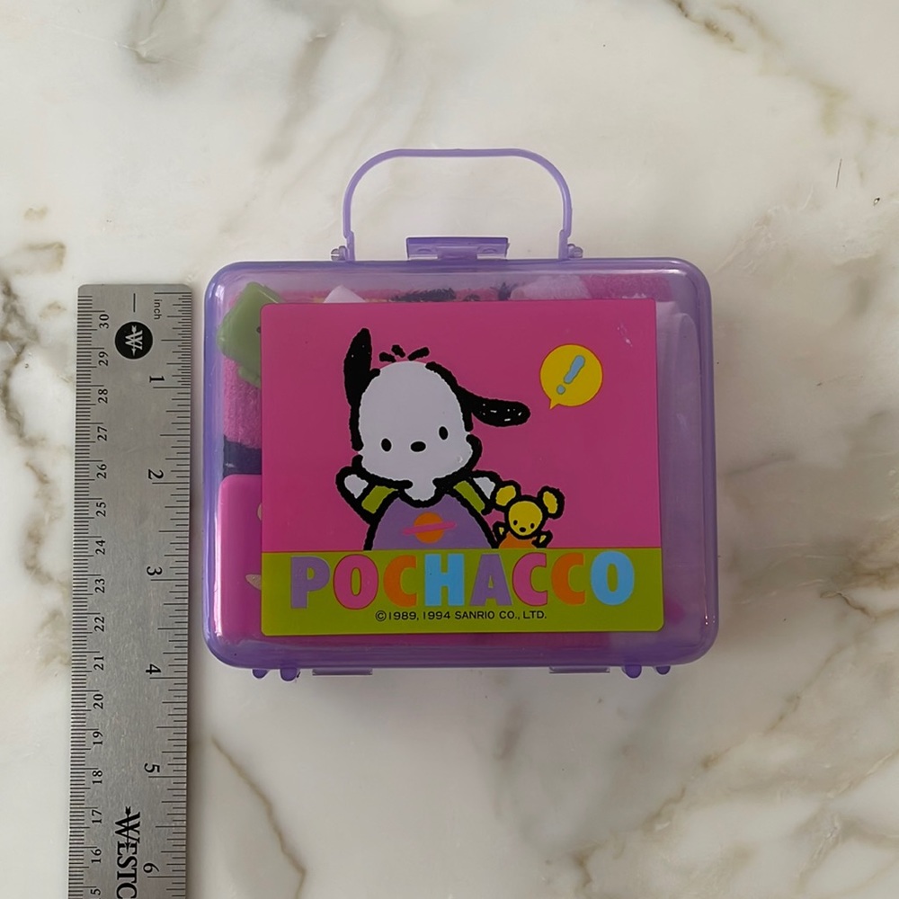 Vintage Sanrio Pochacco small travel set